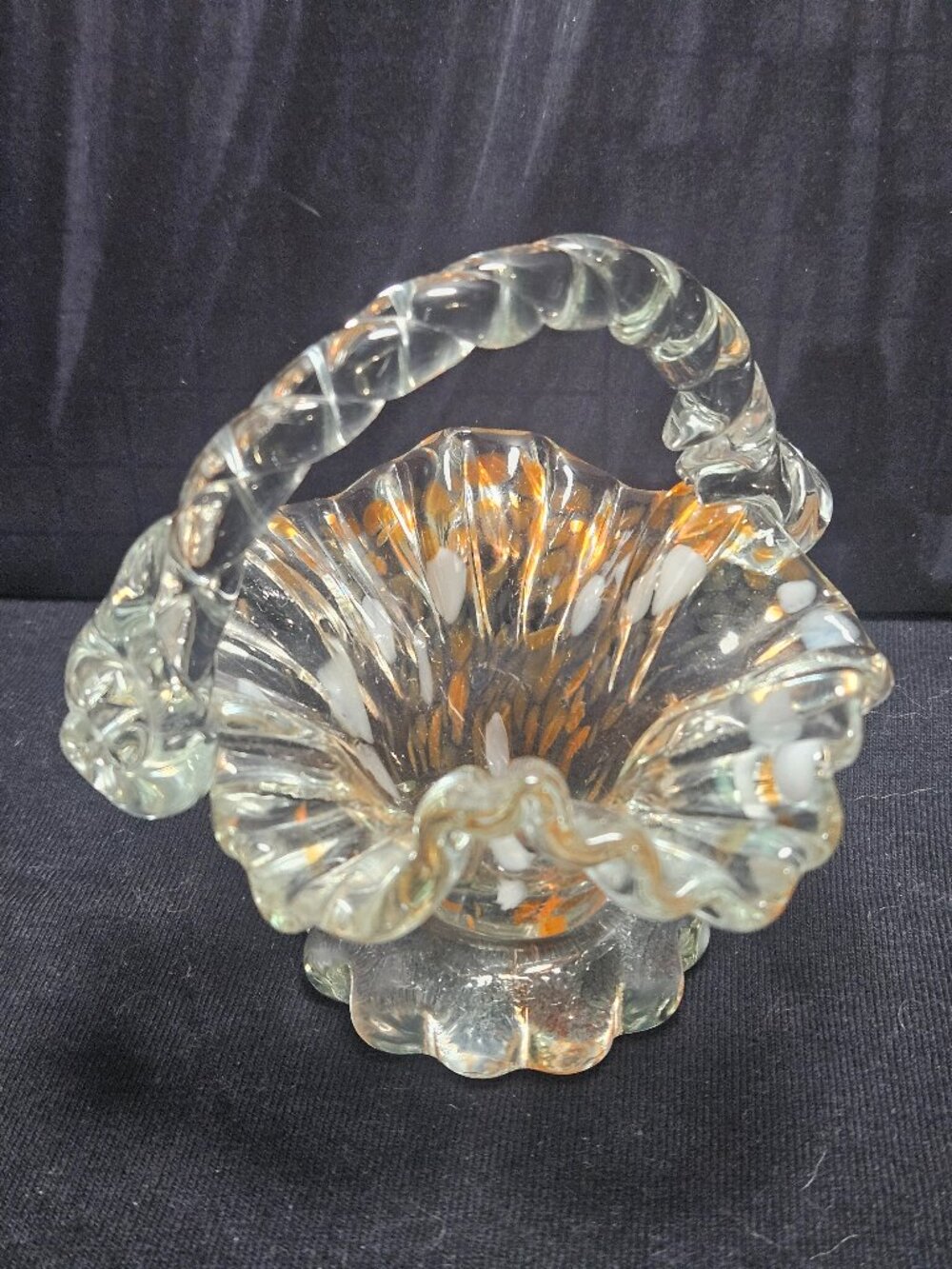 Murano Style Basket